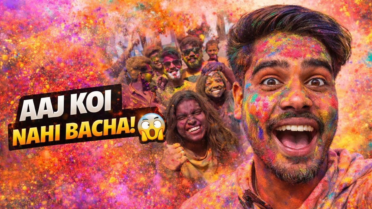 Holi special vlog 2026 🌈 | Full Masti & Dhamaal 😍