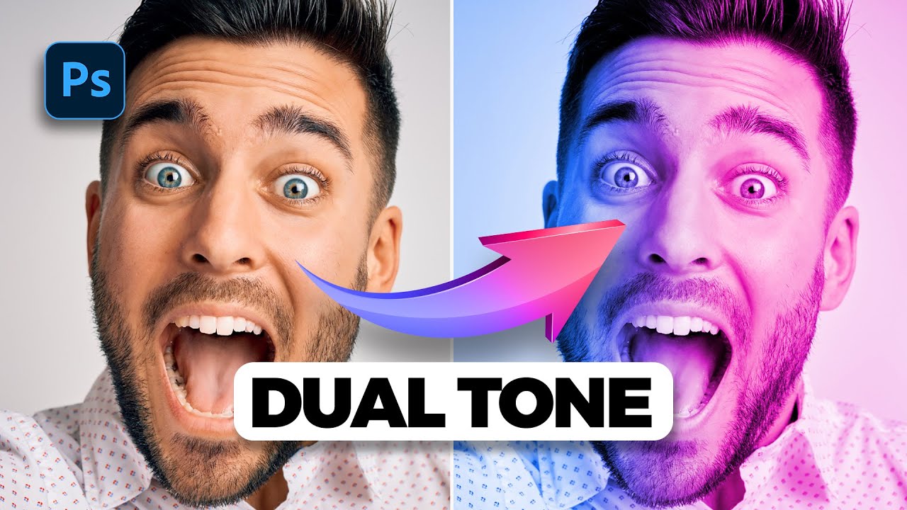 Dual Tone Effect in Adobe Photoshop