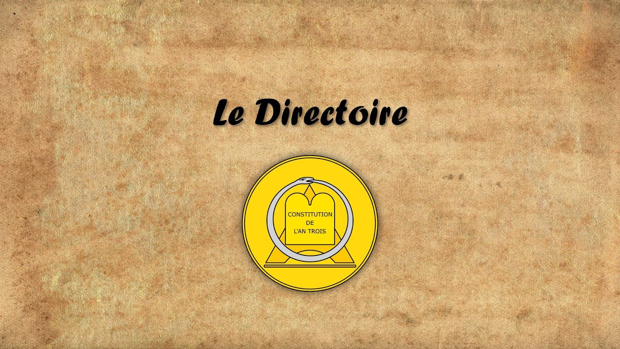 Le Directoire (1795-1799)