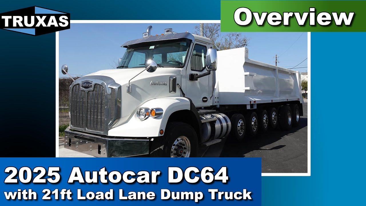 Overview: 2023 Autocar DC64 with 24ft Load Lane Dump Body