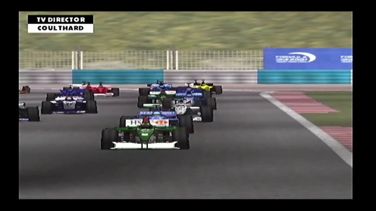 F1 2001 (PS2), Race 2, Malaysia (Spectator Mode, Reverse Result Series)