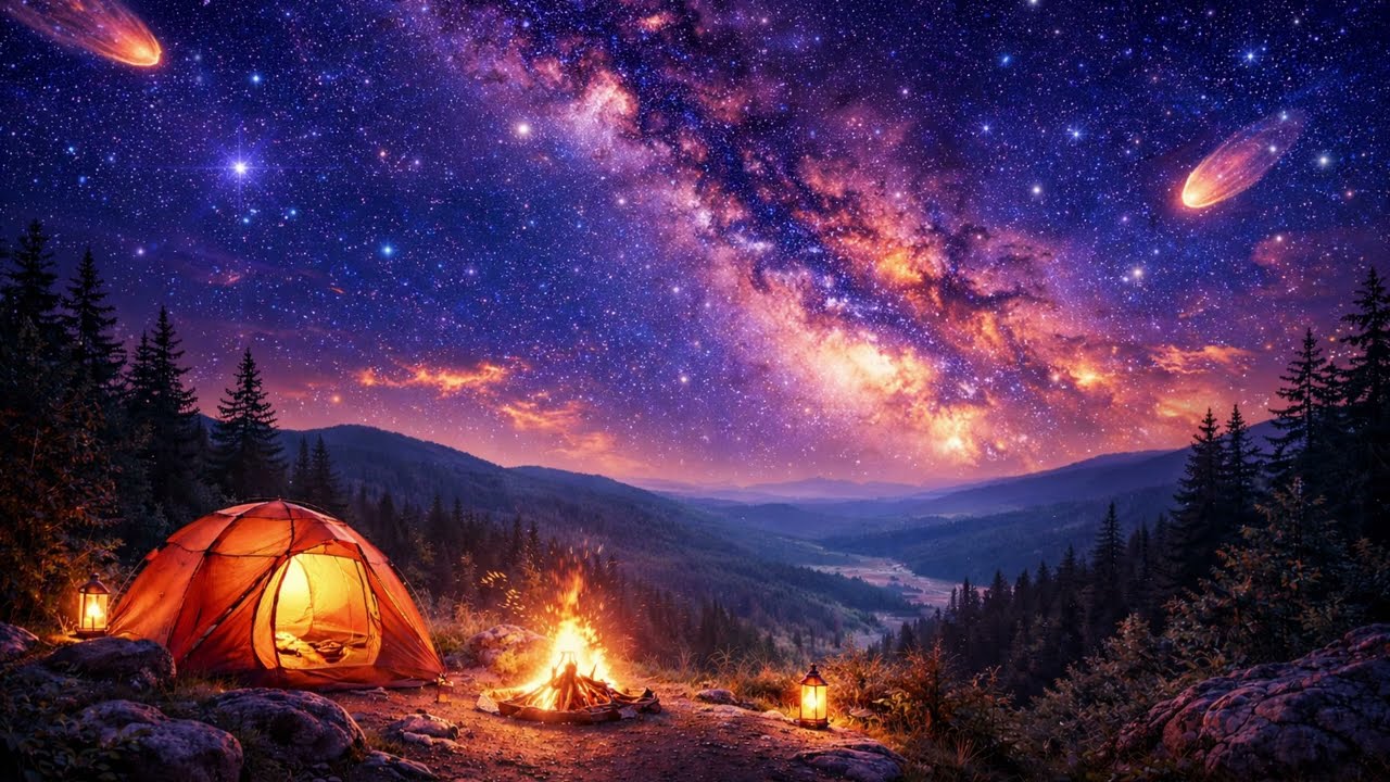 Cosmic Calm | Stargazing & Breathing Journey for Stress Relief (1 hour)