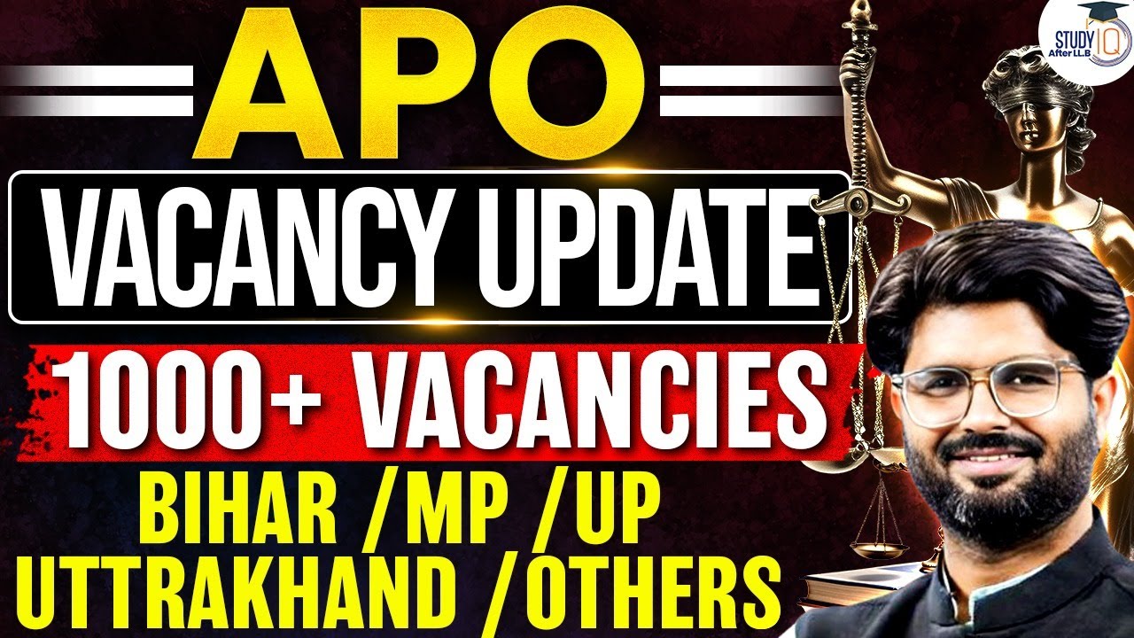 APO Vacancy Update 2026! 1000+ Prosecution Officer Jobs in Bihar, UP, MP, UK & Others | Shashank Sir