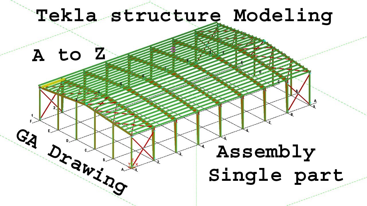 Tekla structure shed model by PEB member || TeklaBD || Engr Maidul