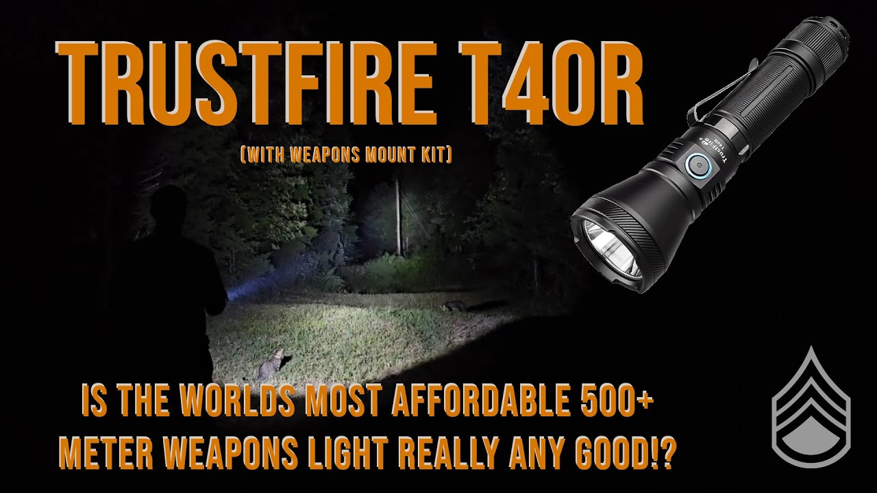 Trustfire T40R Weapons Kit - Hopefully It Is Just The Price That Is Cheap!