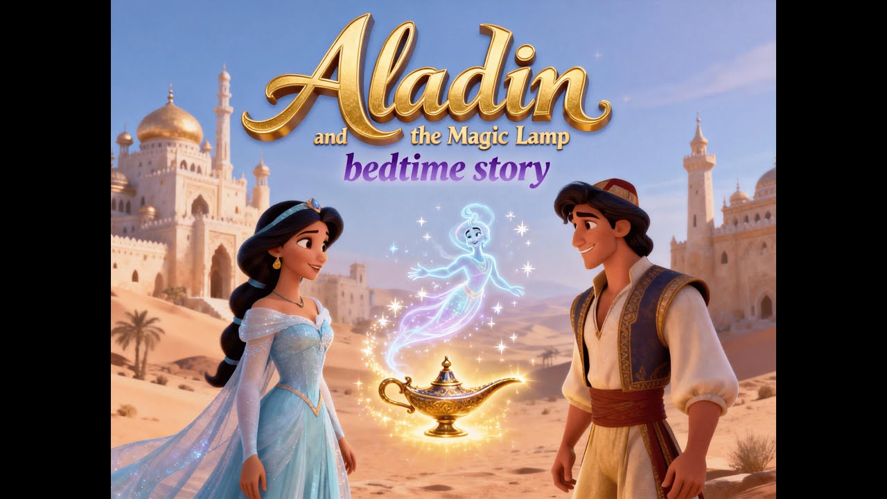 Aladdin and the Magic Lamp🌛| A Gentle Bedtime Story