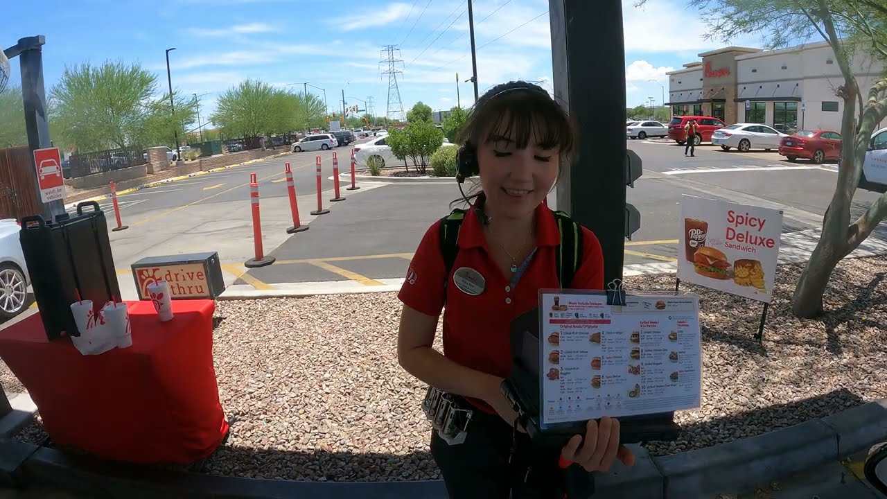 $10.75 Chick-fil-A Drive Thru, 8-Count Nugget Meal with Coke, Tucson, Arizona, 6 July 2024, GFH13118