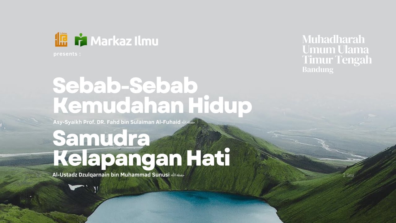 LIVE : Samudra Kelapangan Hati - Ustadz Dzulqarnain M. Sunusi