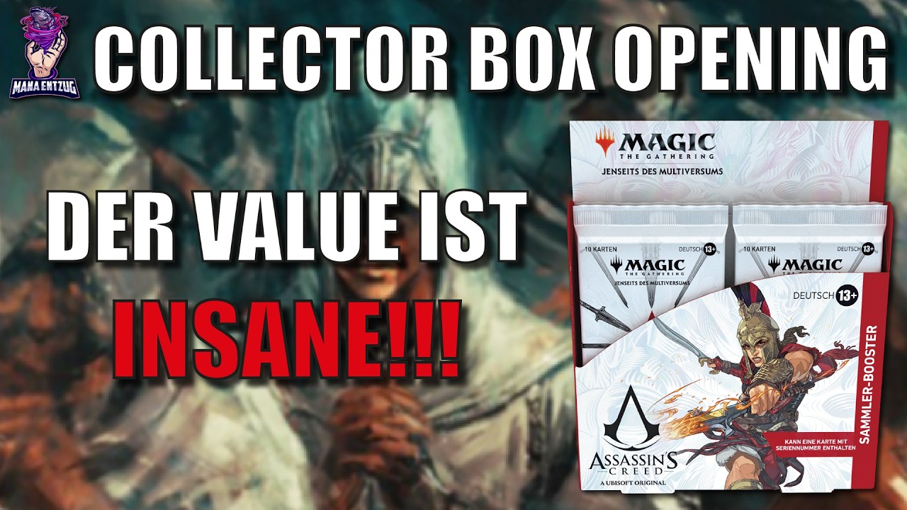 MTG x Assassin's Creed Collector Box Opening - WAS für ein Display!