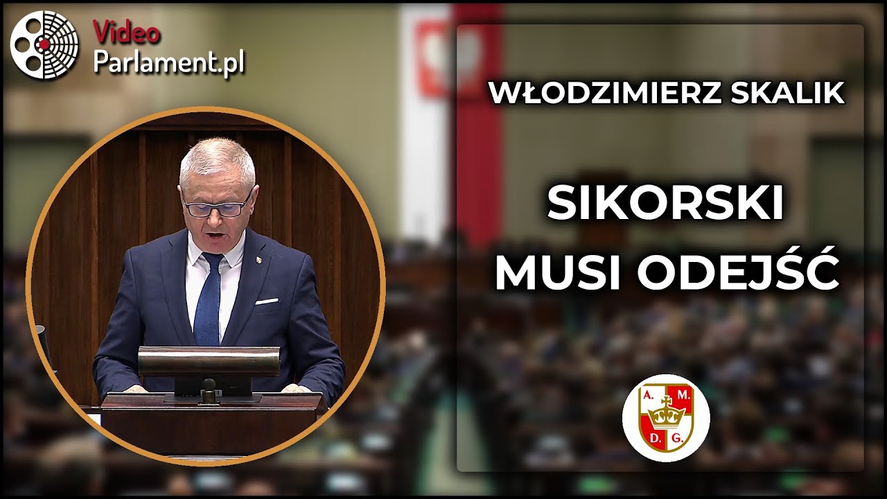 Włodzimierz Skalik wzywa: Sikorski musi odejść