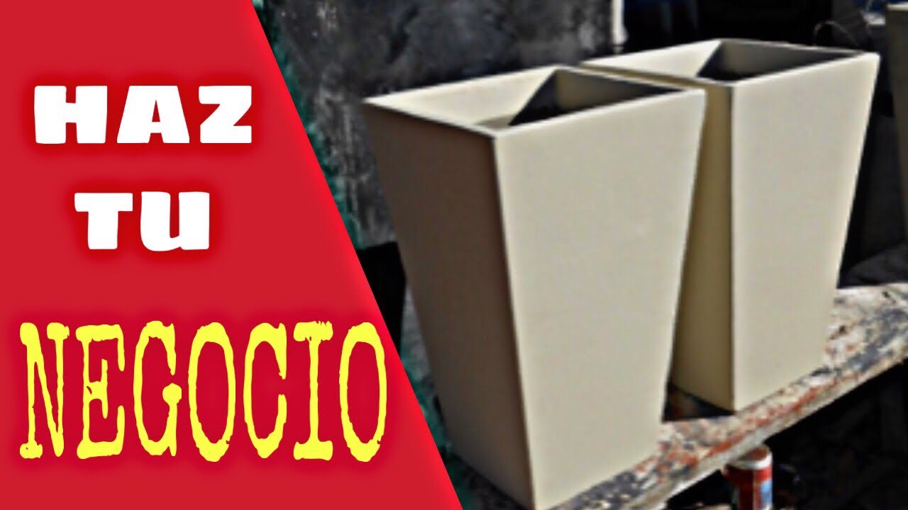 ✅COMO hacer MACETAS de CEMENTO en MINUTOS para NEGOCIO y VENDERLAS en FACEBOOK, GOOGLE MERCADO LIBRE