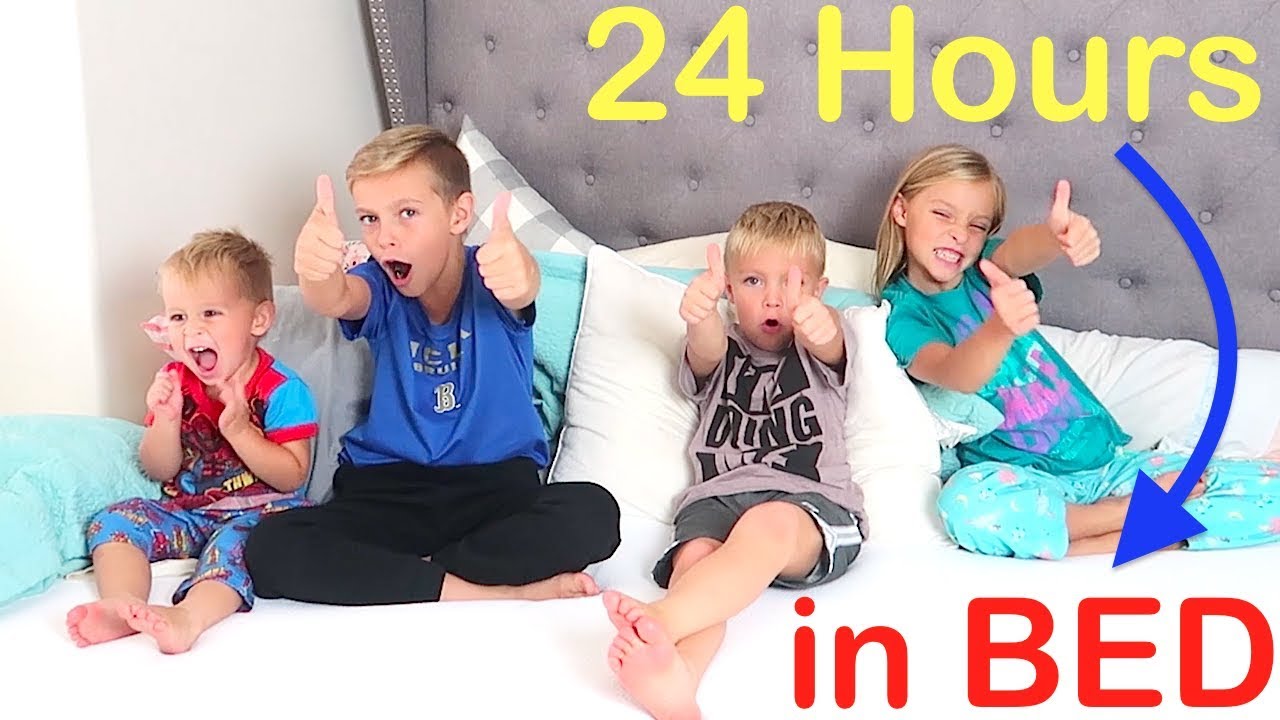 Kids in Charge for 24 HOURS and Won't Get Out of Bed!