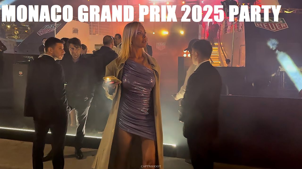 MONACO F1 GRAND PRIX 2025 - GIANT WILD PARTY FOR BILLIONAIRES #monaco #supercars #viral #trending