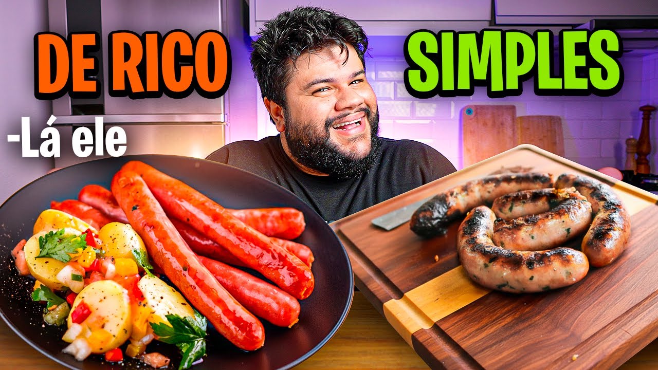 Linguiça de Rico vs Linguiça Simples!