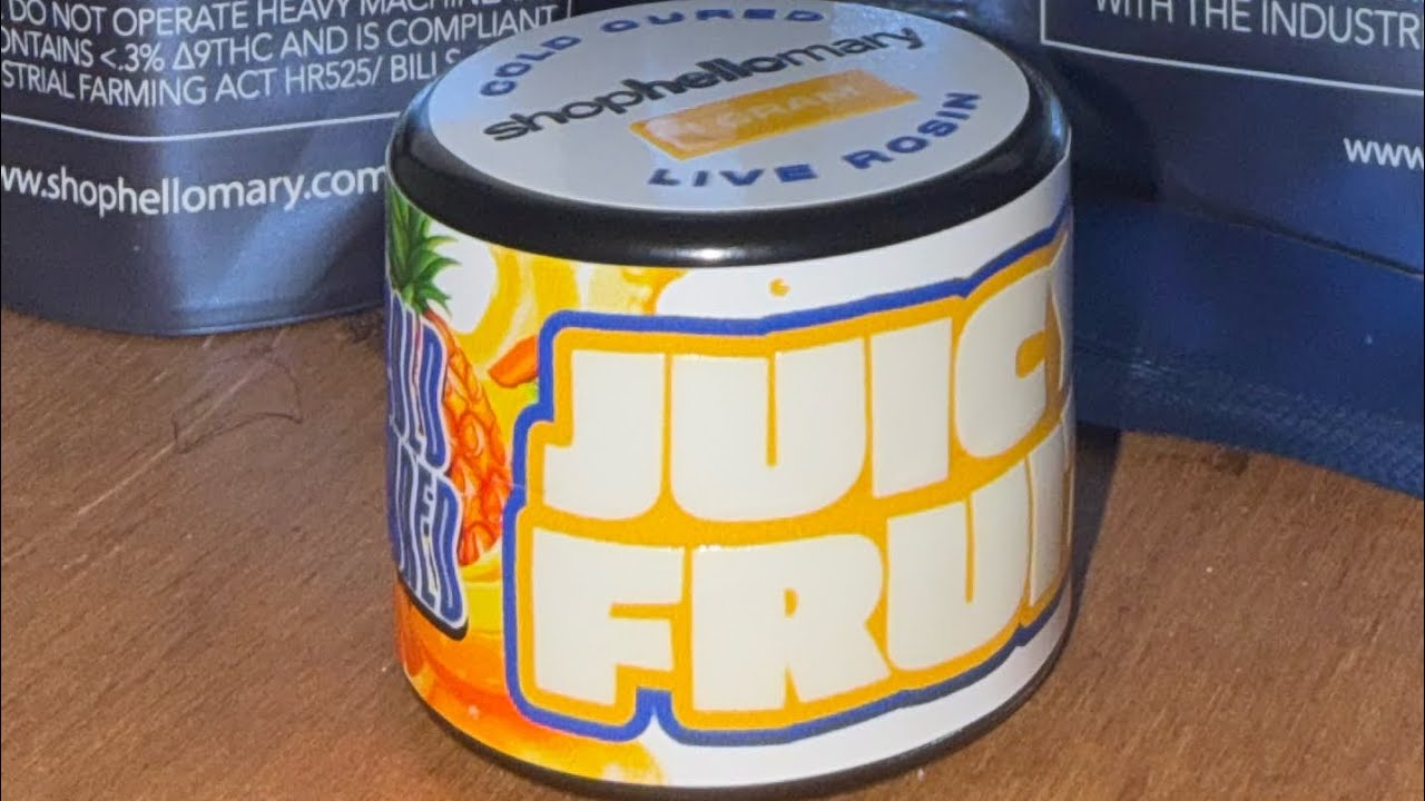 ShopHelloMary - (Juicy Fruit) Live Rosin 1G Review