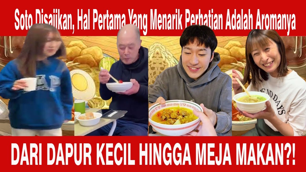 Mba Jepang Antusias Banget Pengen Nyoba Kuah Soto Masakan Mas TKI!
