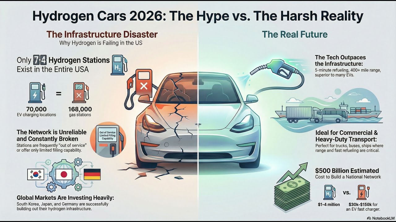 HYDROGEN CARS in 2026: The Reality of the Fuel Cell Comeback