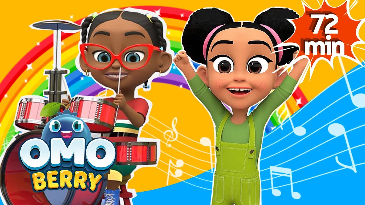 OmoBerry Musical JAM! | Learning Songs for Kids | OmoBerry