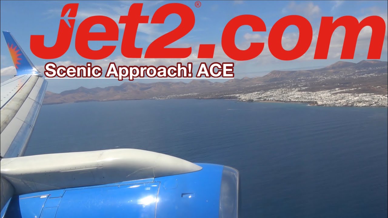 JET2 B757-200 SCENIC APPROACH & LANDING INTO LANZAROTE ARRECIFE AIRPORT! - APRIL 2022 🇪🇸✈️