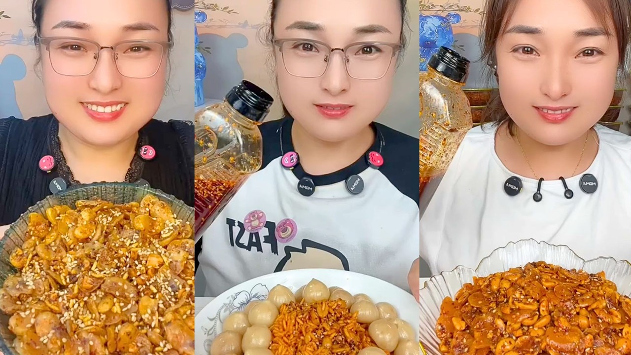 Traditional Spicy Food Eating | Chinese Mukbang #79