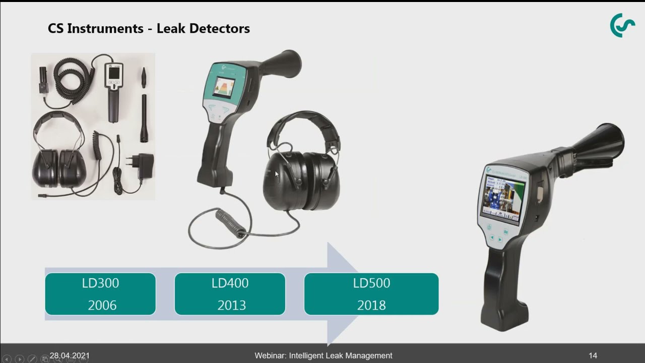 Webinar: Leak detection - Detecting compressed air leakages