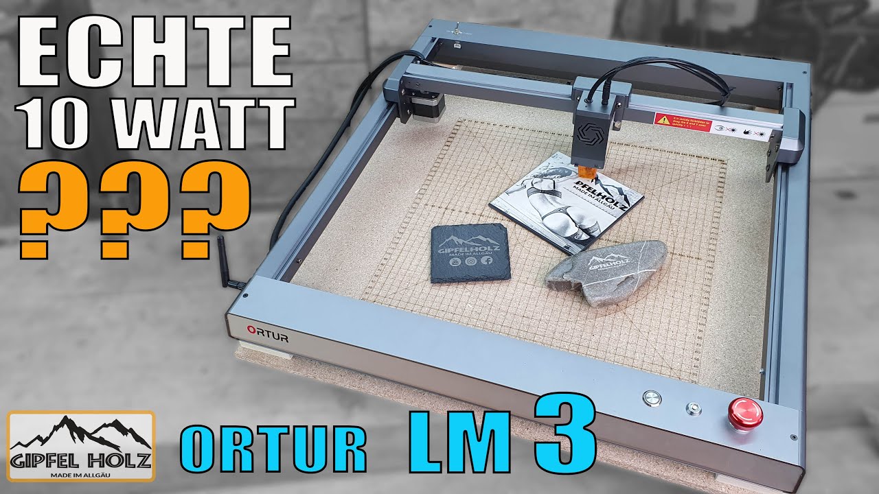 Ortur Laser Master 3 - Der schnellste Laser auf dem Markt? - 10 Watt Laser im Test - Review