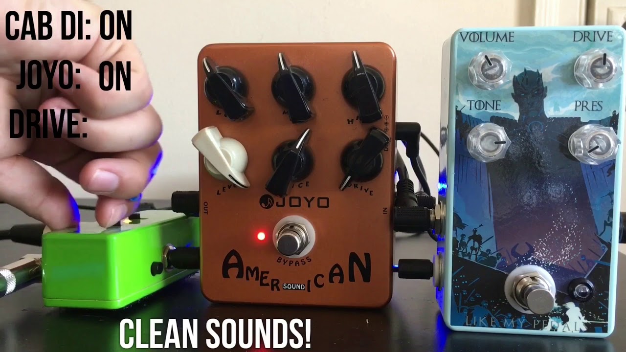 Cabinet Simulation Comparison! The Xvive Mini DI, The Joyo American Sound, & the Marshall Law!