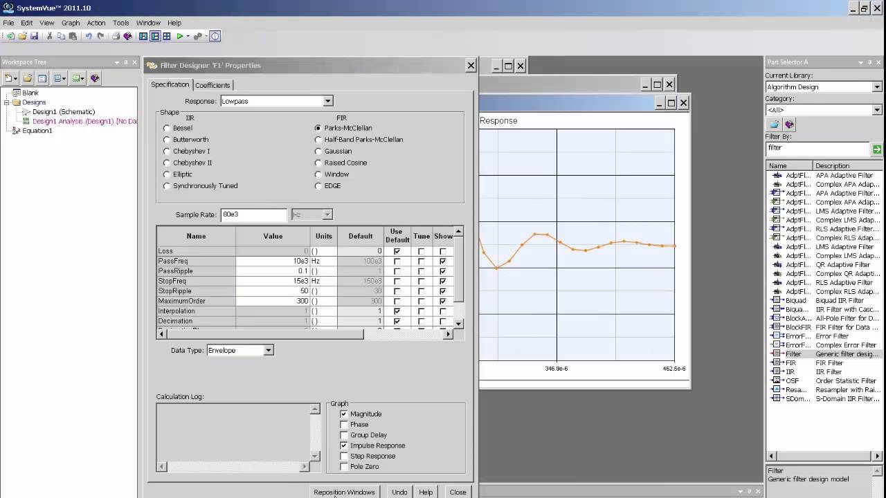 Discovering SystemVue for Digital Filter Design