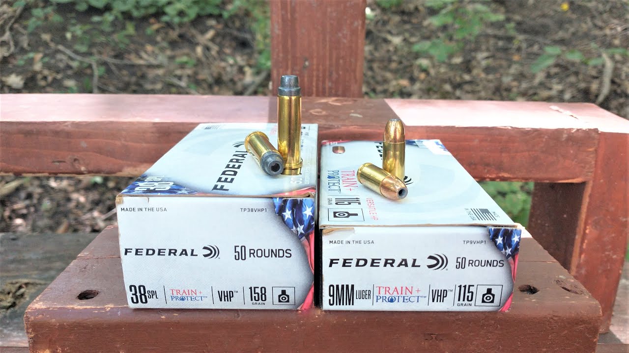Federal Train+Protect 9mm VS .38 Special Complete Ballistic Test