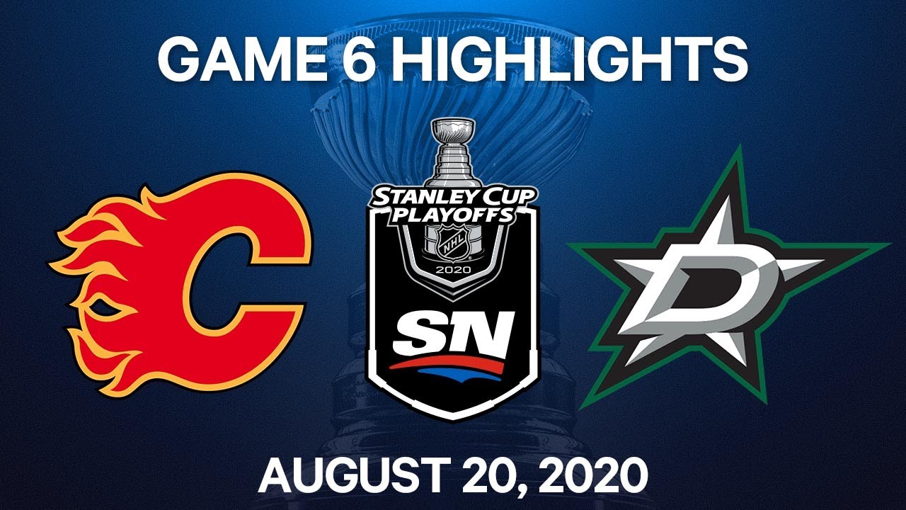 NHL Highlights | 1st Round, Game 6: Stars vs. Flames - Aug. 20, 2020