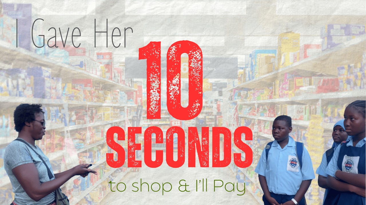 I Gave Her 10 Seconds To Shop… Whatever She Grabbed, I Paid For!