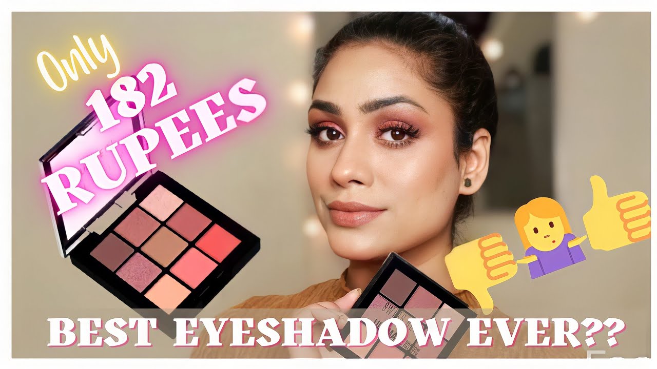 SWISS BEAUTY EYESHADOW PALETTE 01 REVIEW AND DEMO|Best eyeshadow palette ever?? | Aditi Jatawat