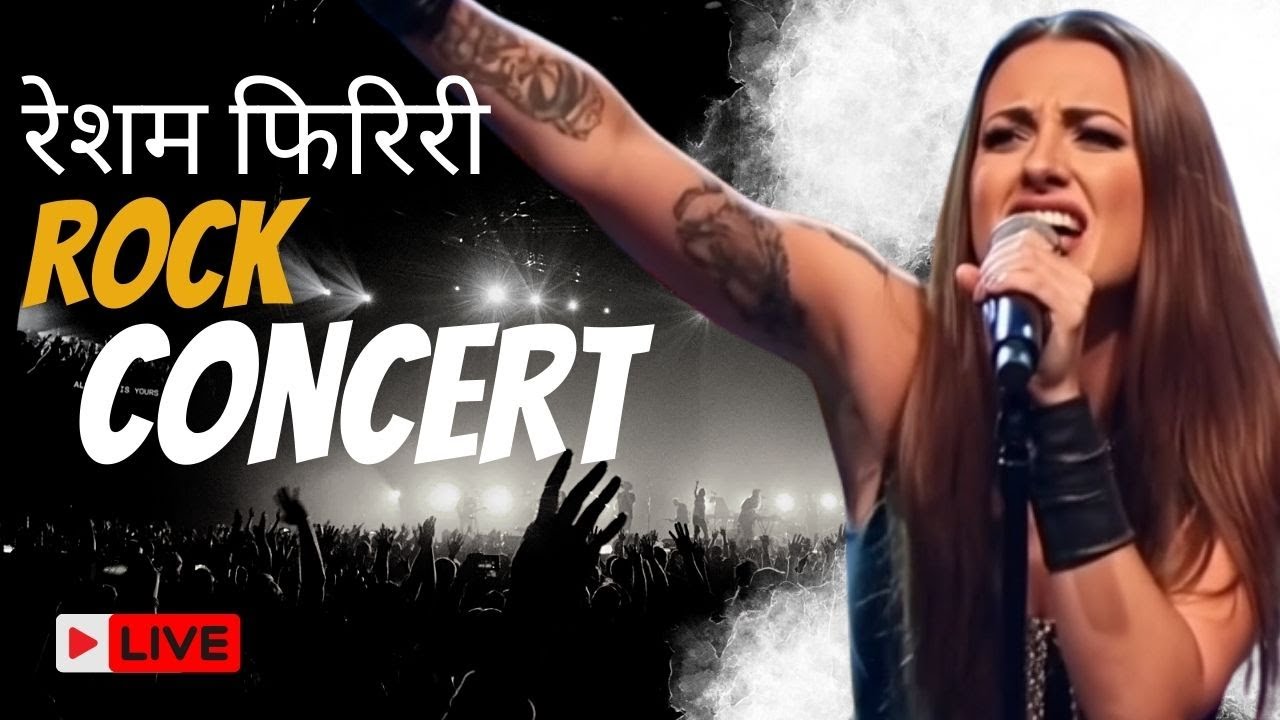 Resham Firiri song || रेशम फिरिरी || Female Rock Concert live || Old Song Remix rock version