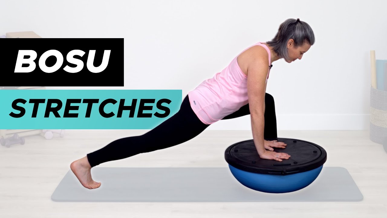 Bosu Ball Stretches | 15 min Pilates Stretches