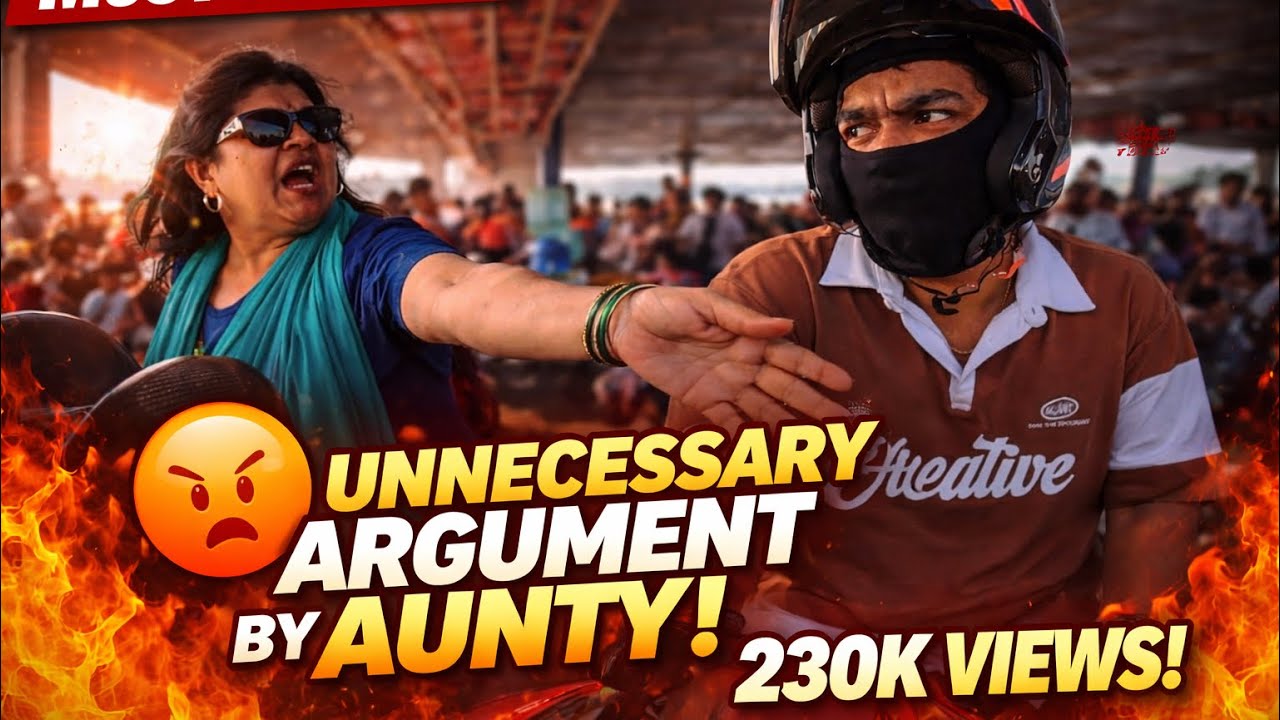 Aunty vs Biker 😡 | Marve Beach | Shravan mvlogs