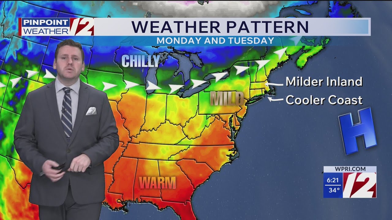 WPRI 12 Weather Forecast 3/7/26: Cloudy, Foggy Today; Milder Trend Ahead