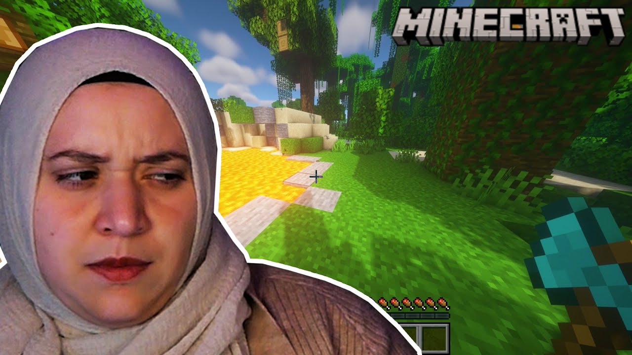 KAANS FRAU SPIELT 1.MAL MINECRAFT IN IHREM LEBEN...