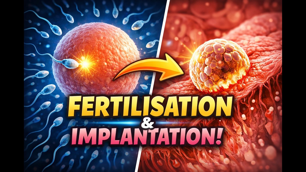 Journey of Fertilisation & implantation
