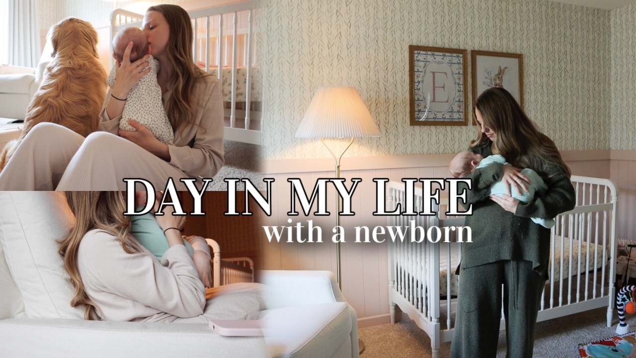DAY IN MY LIFE WITH A NEWBORN!