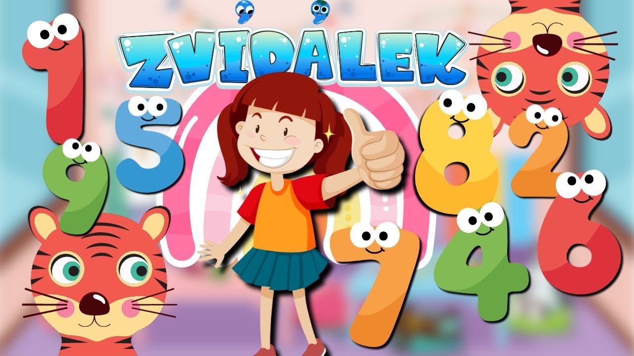 Počítání pro nejmenší / počítání do deseti / čísla / česky / naučné zábavné video pro děti