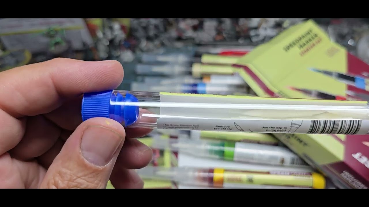Speedpaint marker starter set from the army painter.  Quick unboxing 