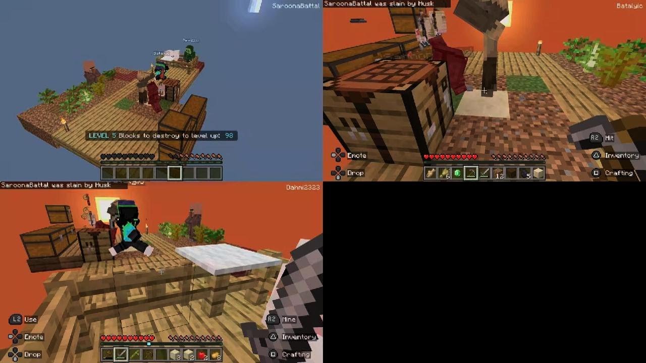 Minecraft مينكرافت ون بلوك لعبنا