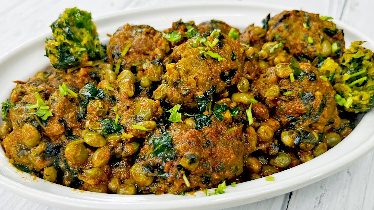 रोटी कम पड़ेगी ऐसी ये सब्जी एकबार बनाये दीवाने होजाओगे, Dana Mutiya nu Saak, Winter Special Recipe