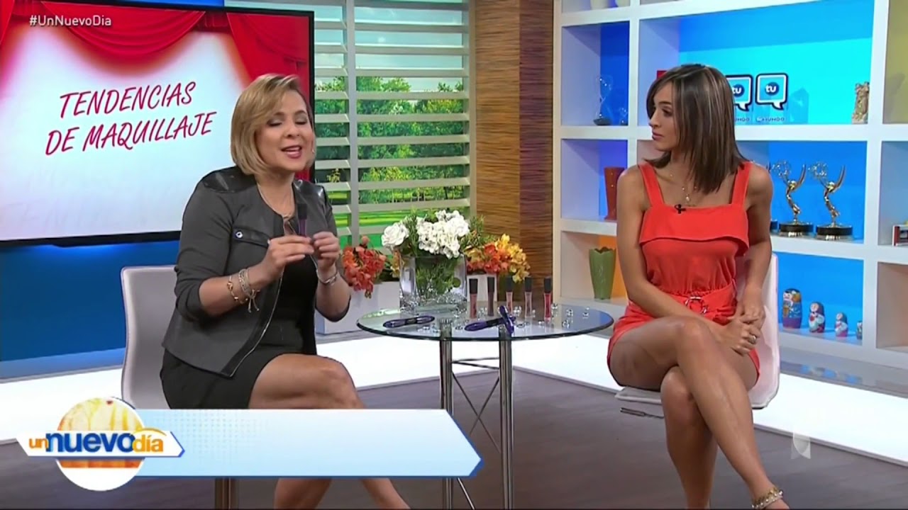 Erika Csiszer hot legs - Despierta America - 11/20/17