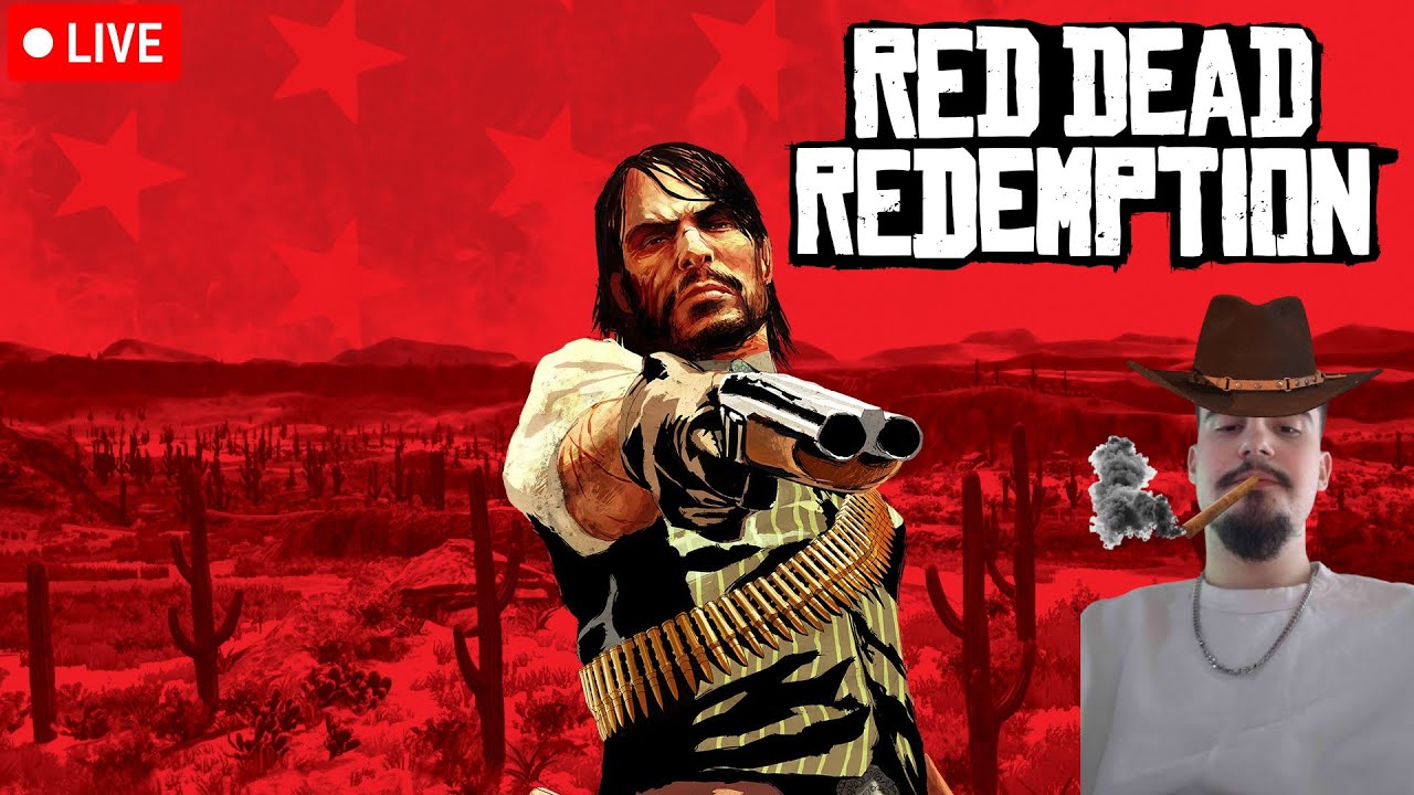 TABACZANY KOWBOJ NA DZIKIM ZACHODZIE  🤠🐎 - RED DEAD REDEMPTION 1 #7 🔴 [NA ŻYWO]