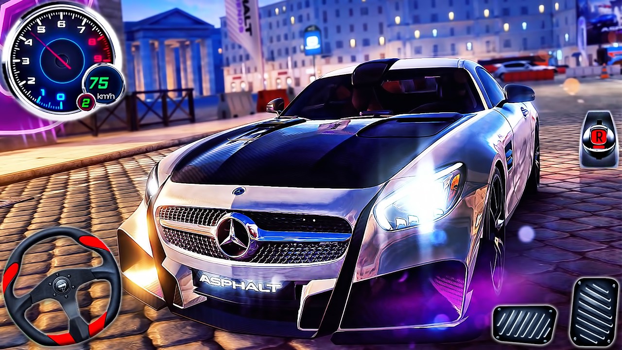 Extreme Mercedes Sport Car Race - Asphalt 9 Legends Unite Simulator - Android GamePlay #56