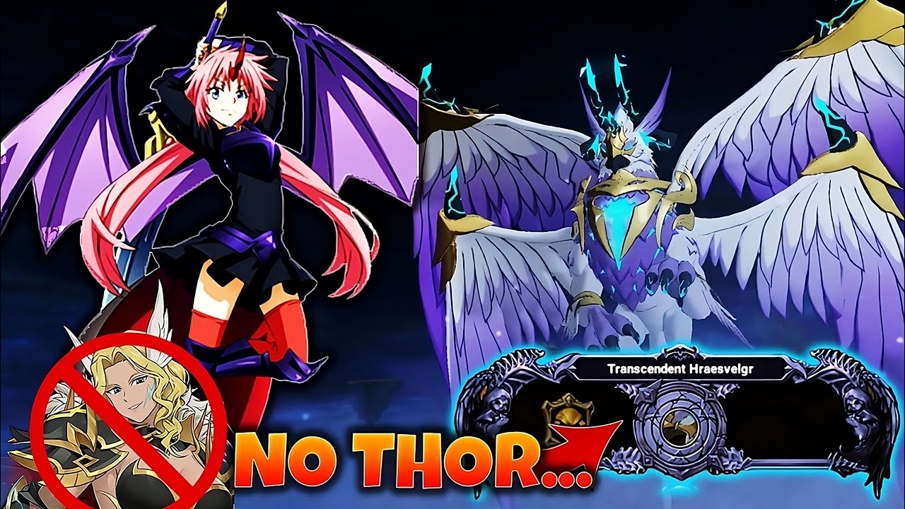 Using Milim To Farm Transcendent Bird Stage 4 With & Without Thor | 7DS GrandCross