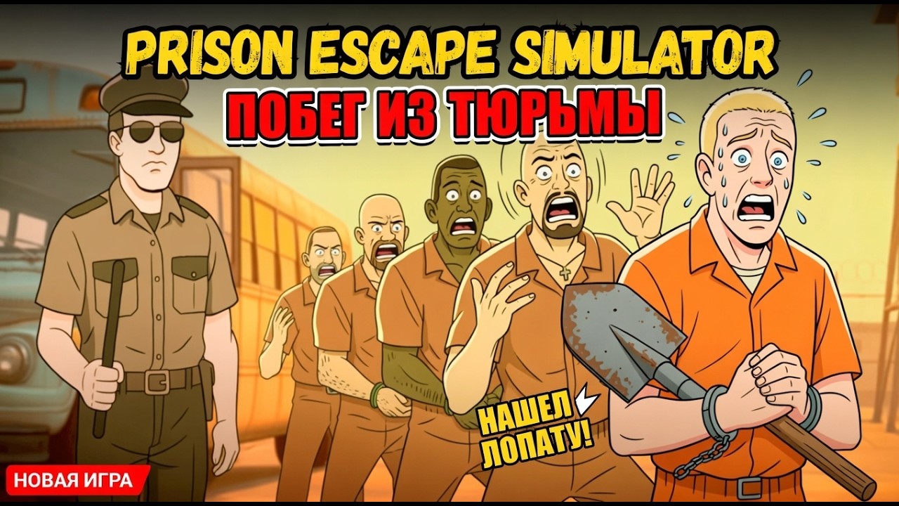 МЕНЯ ПОСАДИЛИ В ТЮРЬМУ,СИМУЛЯТОР ПОБЕГА ИЗ ТЮРЬМЫ!ИГРА PRISON ESCAPE SIMULATOR ПРОХОЖДЕНИЕ!