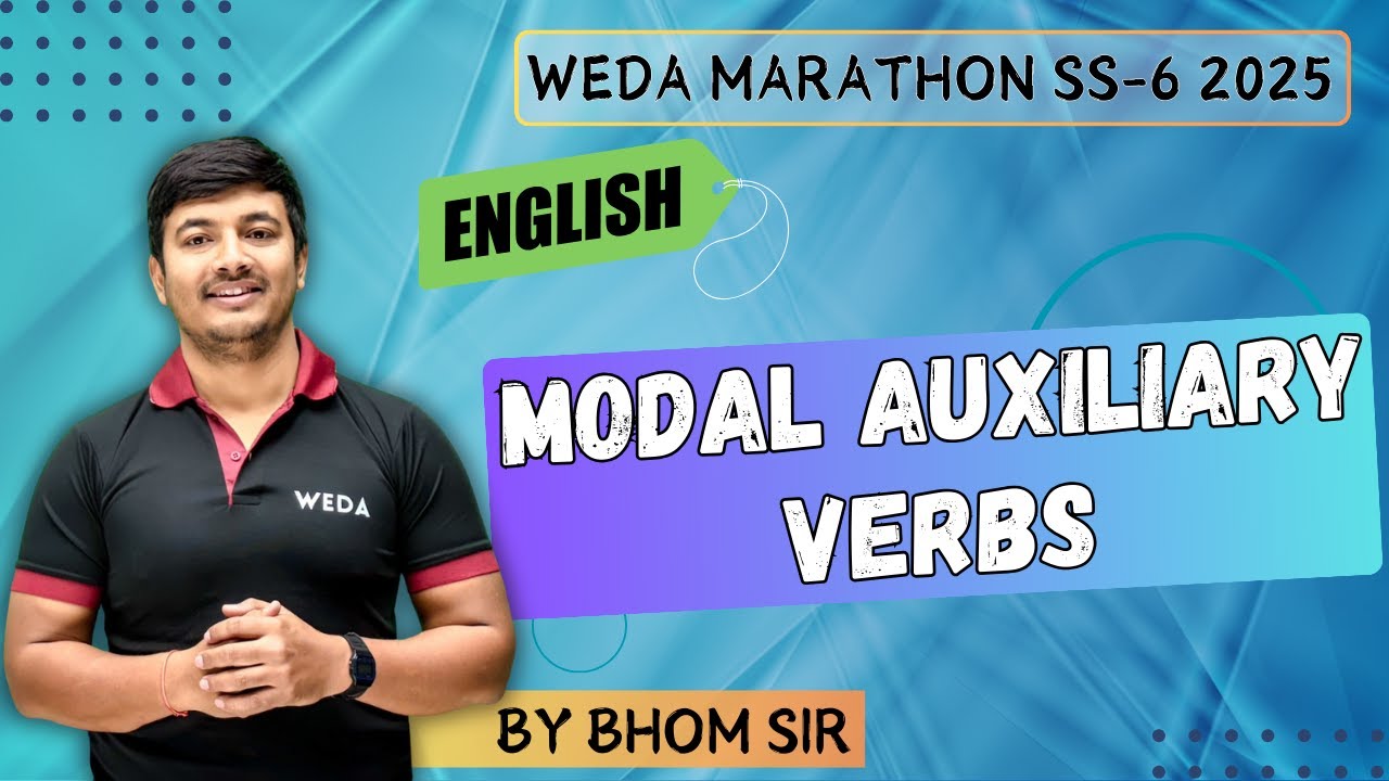 MODAL AUXILIARY VERBS | Sainik School | Navodaya Vidyalaya Entrance Exam Preparation