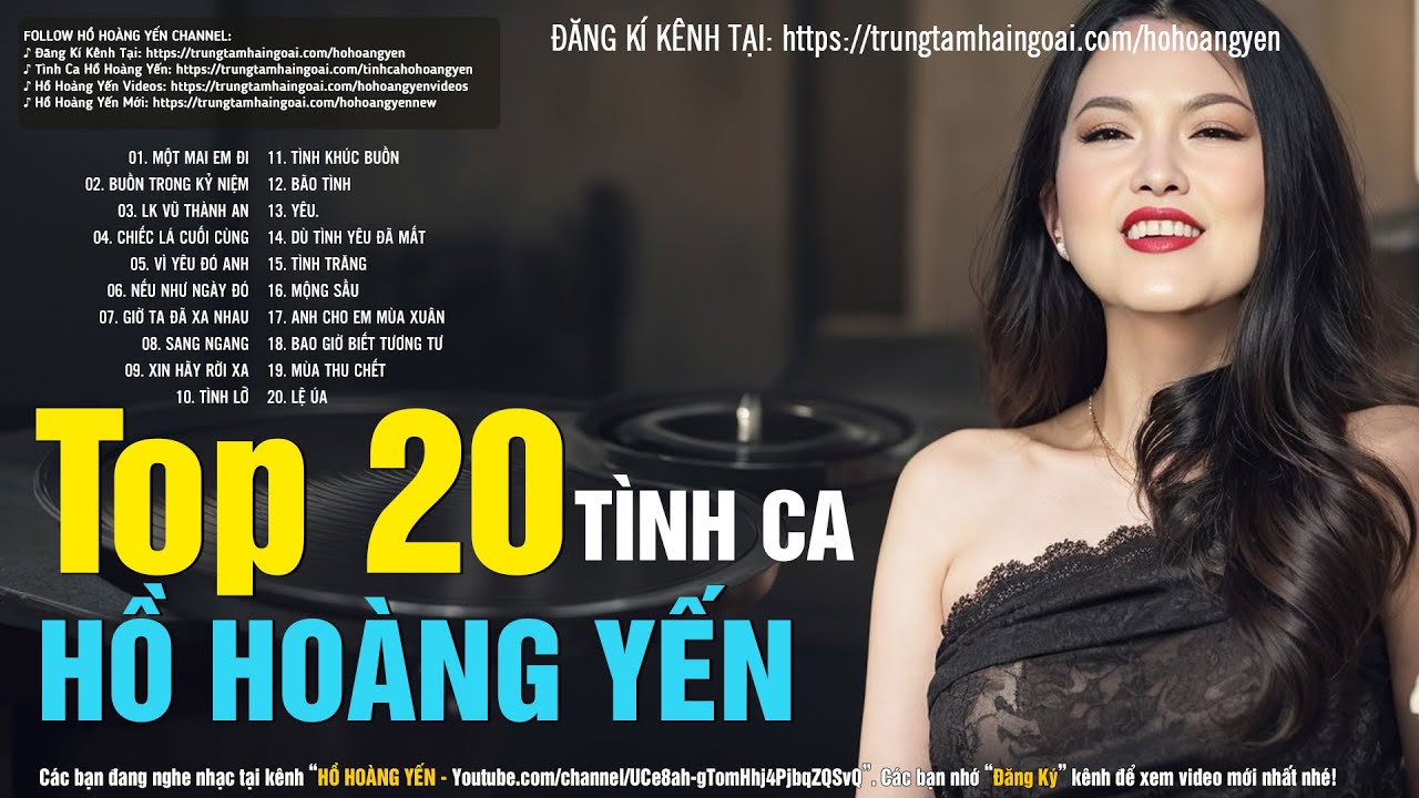 Top 20 Tình Khúc Hồ Hoàng Yến Hay Nhất 2024 - Tình Ca Xưa Hồ Hoàng Yến Hay Nhất Mọi Thời Đại